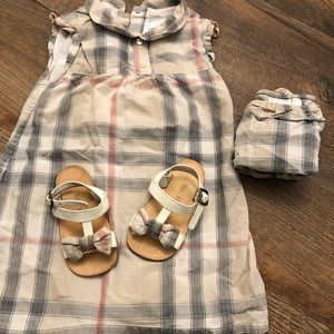 Authentic Burberry Dress and sandals